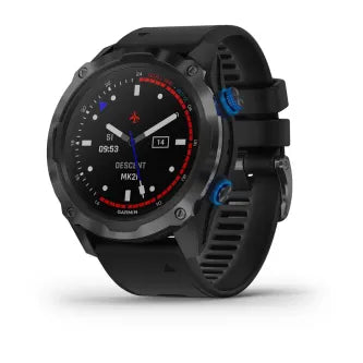 Garmin Descent™ Mk2i - Titanium Carbon Gray DLC with Black Band