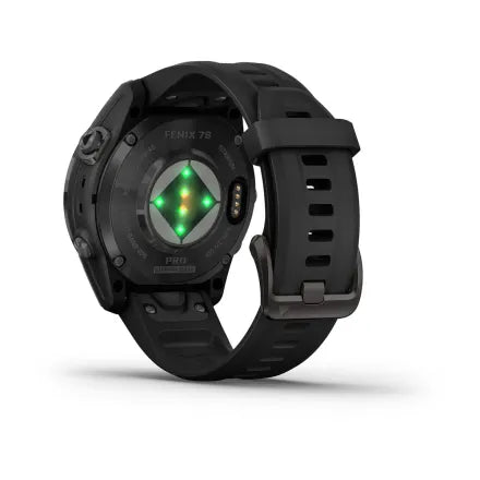 Load image into Gallery viewer, Garmin fēnix® 7S Pro - Sapphire Solar Edition - Carbon Gray DLC Titanium with Black Band
