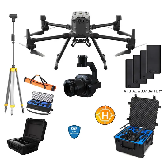 DJI Matrice 300 RTK + Zenmuse P1, RTK Base Station, Extra Batteries & Accessories