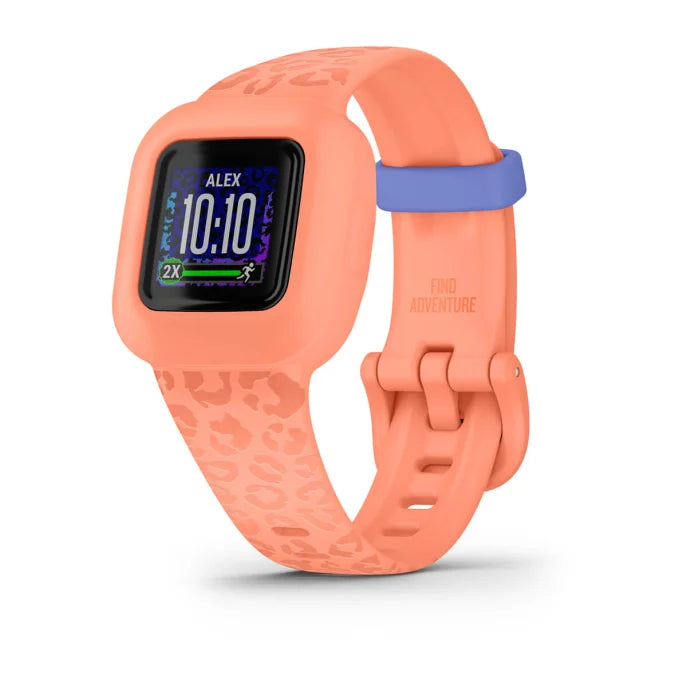 Load image into Gallery viewer, Garmin vívofit® jr. 3 – Garmin - Peach Leopard
