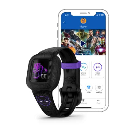 Garmin vívofit® jr. 3 - Marvel - Black Panther Special Edition